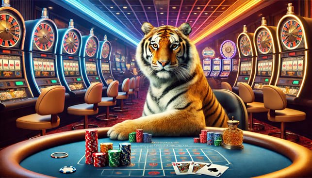 Variety of slot game categories displayed on royal888 platform screen